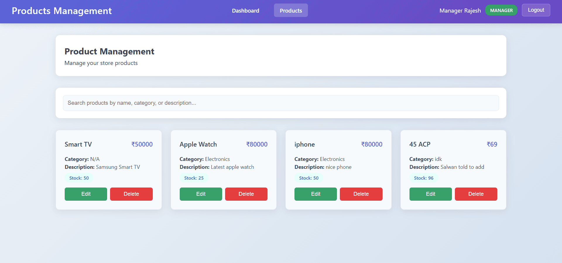 E-commerce Mini Store